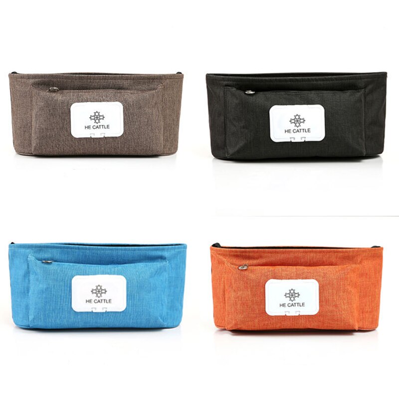 Simple Maternal Stroller Bag Baby Organizer Stroller Accessories Hook Trolley Bag Mommy Handbags Baby Stroller Organizer