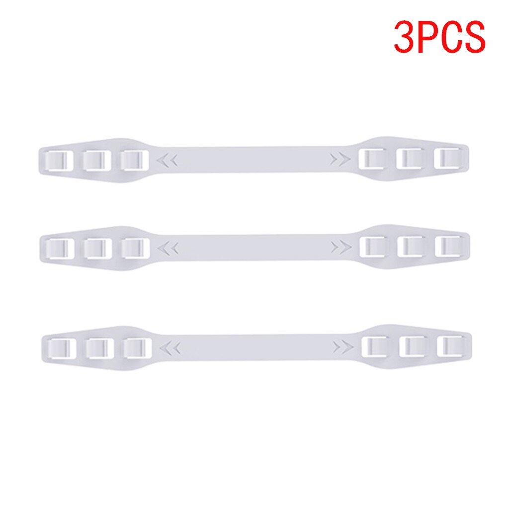 25# 10 stuks derde versnelling verstelbare antislip masker oorgrepen verlenghaak unisex masker verlengriem verlenggesp masker: I