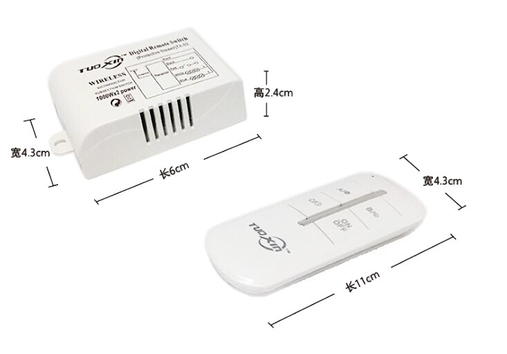 FAI DA TE 1/2/3/4 Modi 220 V Telecomando Digitale Senza Fili A Distanza Interruttore di Controllo in poi / spento 220 V 220 V Interruttore di Controllo Della Luce Della Lampada per la Luce di Lampadina