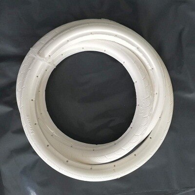 Fietsen Solid Dode Band 700x23C Fixed Gear Gratis Opblaasbare Explosieveilige Fietsbanden Voor Racefiets Fietsonderdelen: 700X23c  white