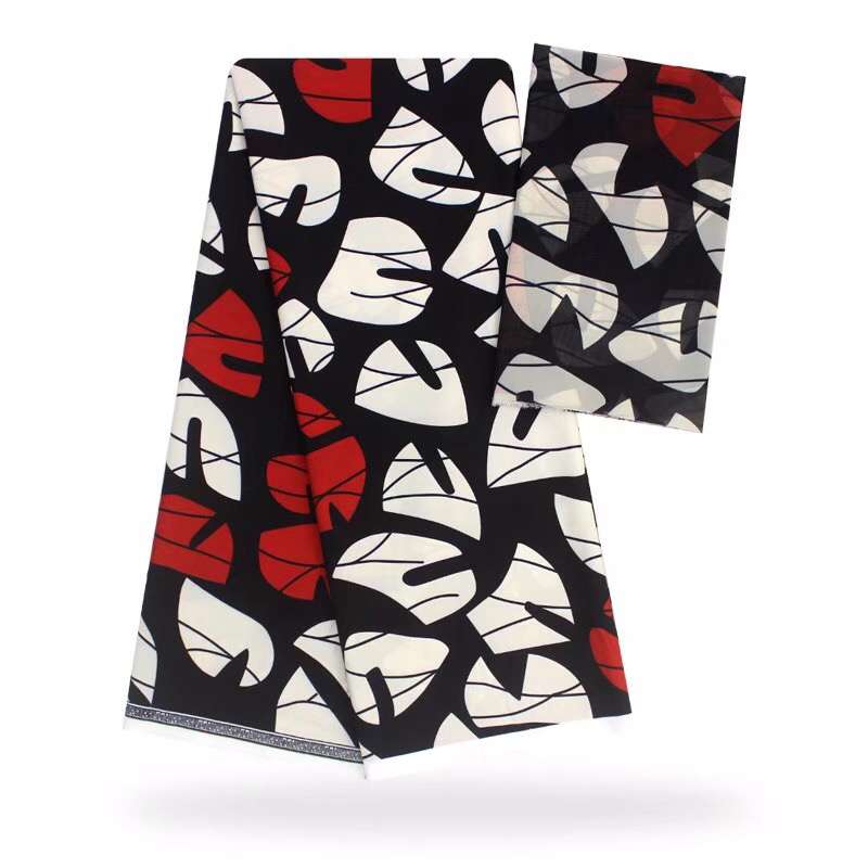 Ankara African Wax Prints Fabric Nigerian Satin Wax Fabrics 5 Yards Imitate Slik Fabric For Dress SM30: 23