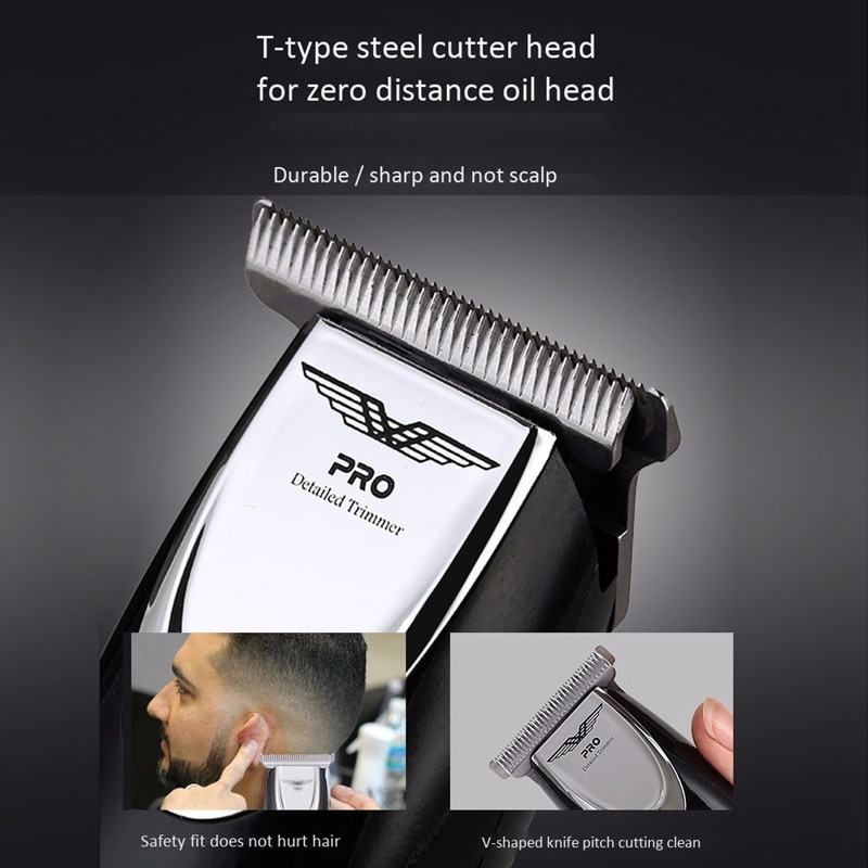 Vgr v -006 elektrisk klipper elektrisk hårtrimmer skæg bil hårklipper til mænd trimer hårskæremaskine haircut head trim fa