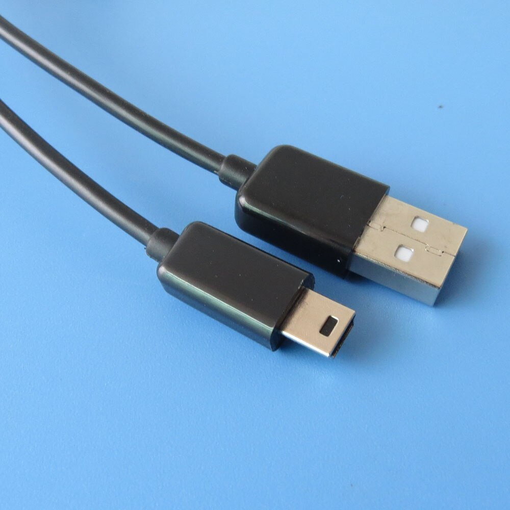 USB 2.0 Type A To Mini B 5-Pin Male Cable 1meter
