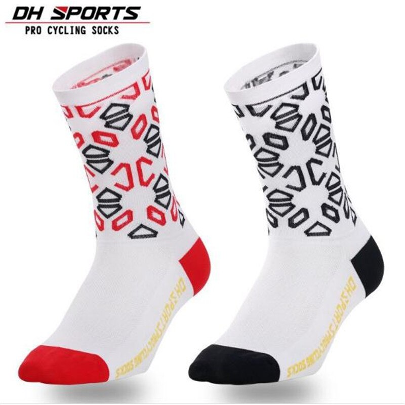 Cycling Socks (3 Pairs/lot) DH SPORTS/DH24 Nylon Men Sports Socks Basketball Outdoor Hiking Socks