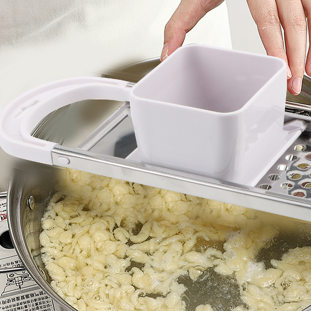 Pasta maskin manuell nudel spaetzle maker rustfritt stål blader dumpling maker pasta matlagingsverktøy kjøkken tilbehør