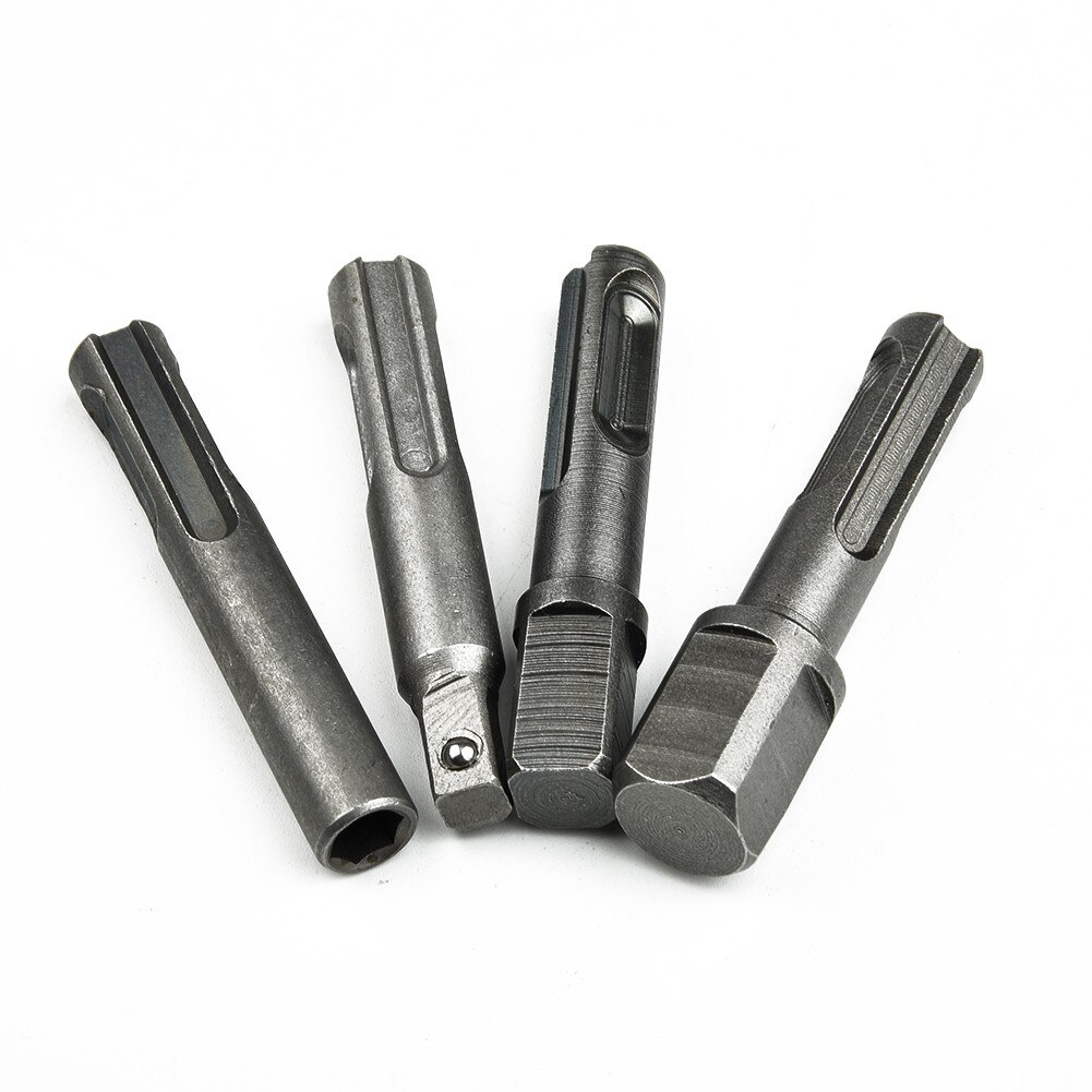 4 Pcs Sds Plus Boorhamer Adapter Elektrische Impact Driver Socket Hex Universele Bit Chuck Voor Power Tools Accessoires