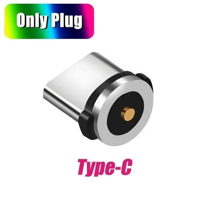 1/3/10Pcs Ronde Magnetische Kabel Plug Type C Micro Usb C 8 Pin Stekkers Snelle Opladen adapter Telefoon Microusb Type-C Magneet Plug