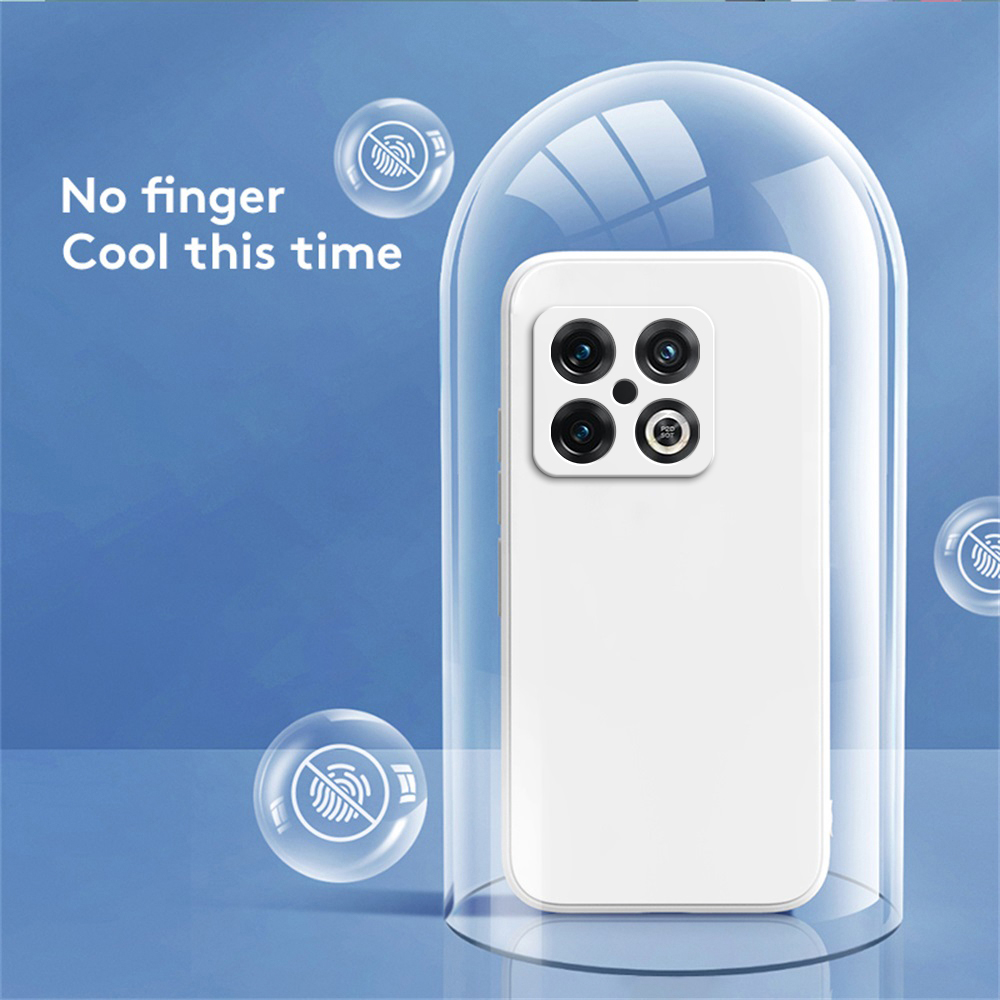 Coque de téléphone antichoc de luxe pour Oneplus 10 Pro 10T 10R 10Pro 5G, coque arrière souple originale en Silicone liquide carré Simple