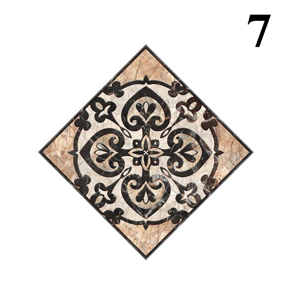 10*10cm*10 st 3d golv kakel diagonal väggdekal vardagsrum badrum kök kakel affisch slitstark golvkonst väggmålning: 7