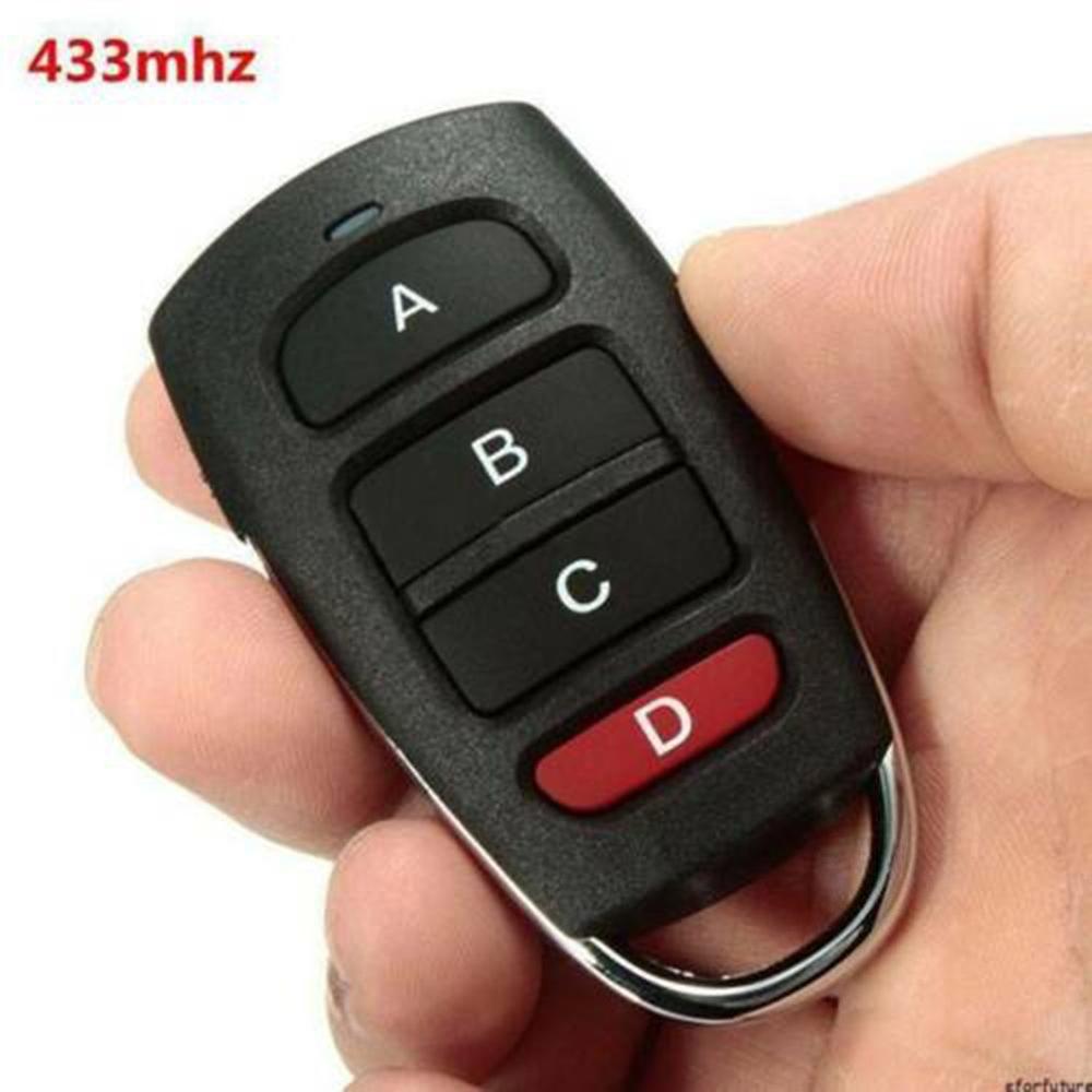 Universal Cloning Electric Gate Garage Door Remote Control Key Fob 433mhz Cloner 4-channel