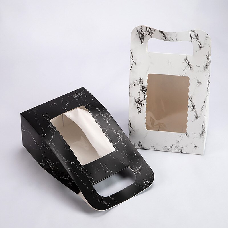 Flower Box Handbag Bouquet Packaging Show Window Bag DIY Supplies Cardboard Boxes