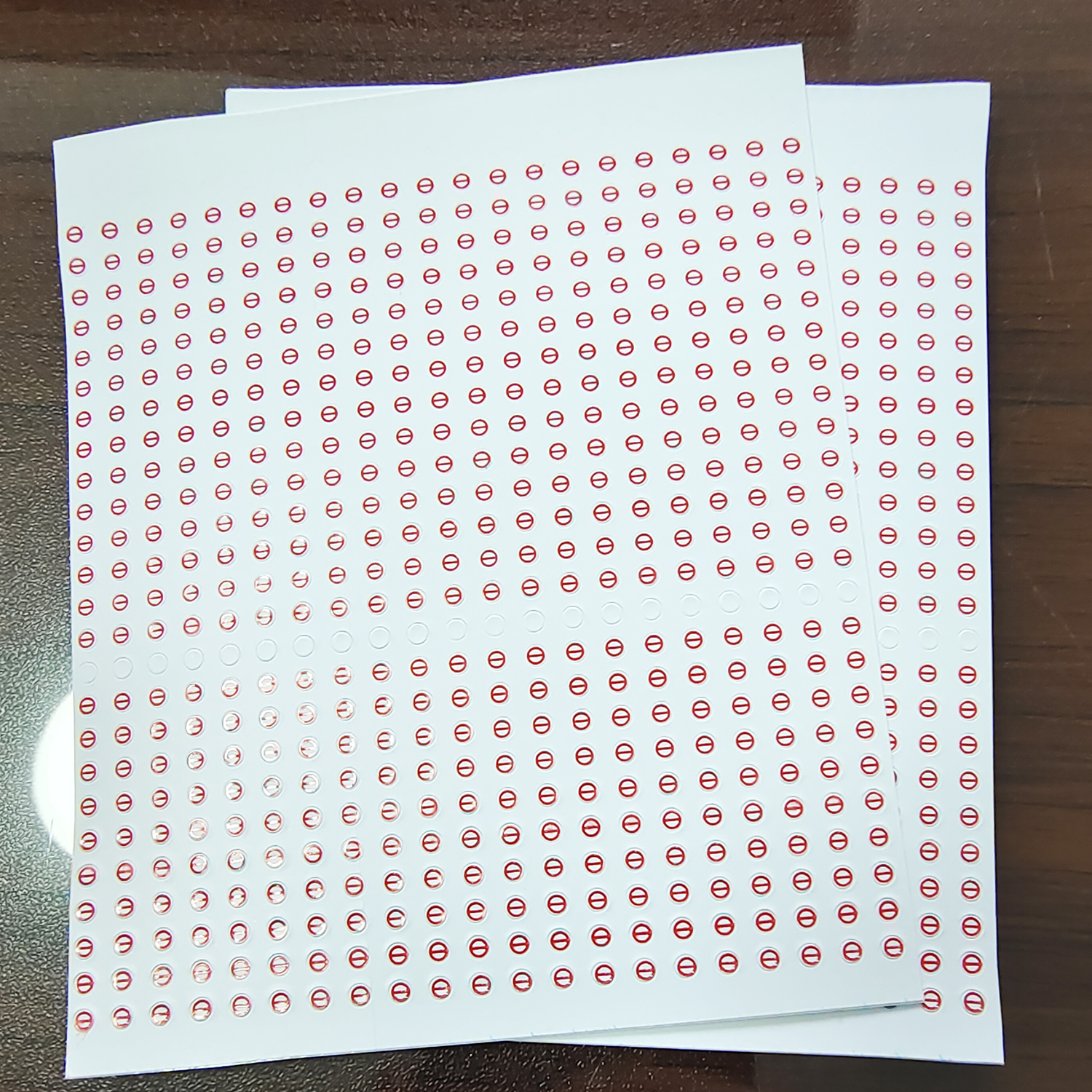 2.5mm Small Screw Hole Security Seal Warranty Void Sticker Eggshell Brittle Tamper Evident Removal Proof Paper Label Cover Stamp: Yellow