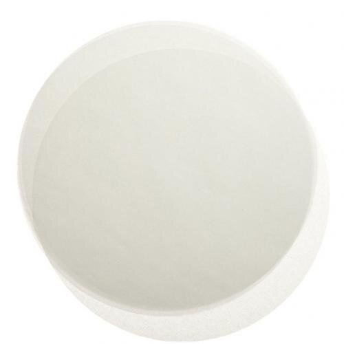 100 st rundbakning oljat papper luft friterad kruka papper matkvalitet bambu ångfartyg oljepapper grillplåt disponibel: 28cm