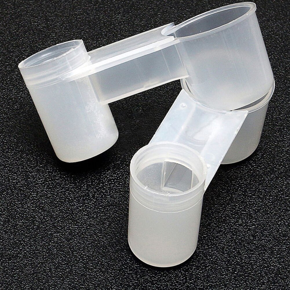 Practical Plastic Water Drinker Cup Feeder Drinking Bowl for Bird Pigeons Parrot Bird Parrot Starling Dove Double Mouth Drinker