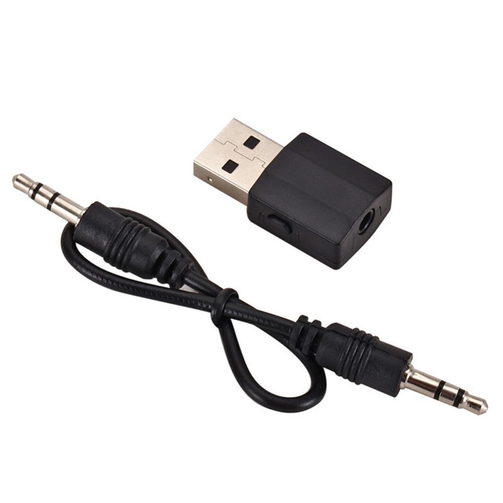 2 in 1 USB 3.5mm Bluetooth 5.0 Audio Adapter Transmitter Mini Bluetooth Receiver for TV/PC Car AUX Speaker
