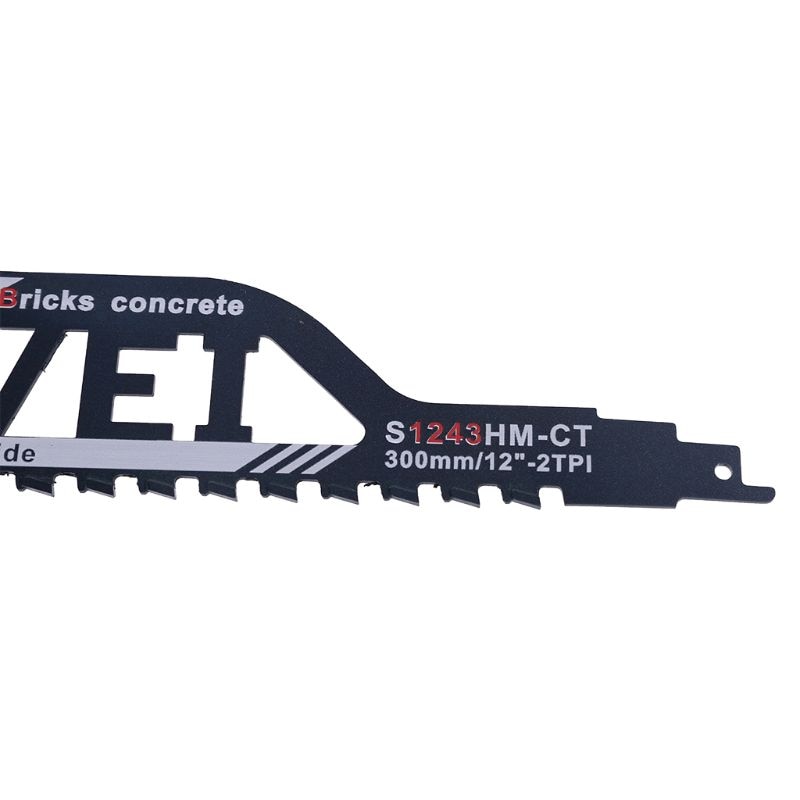 Cemented Carbide Demolition Masonry Reciprocating Saw Blade Cutting Brick Stone