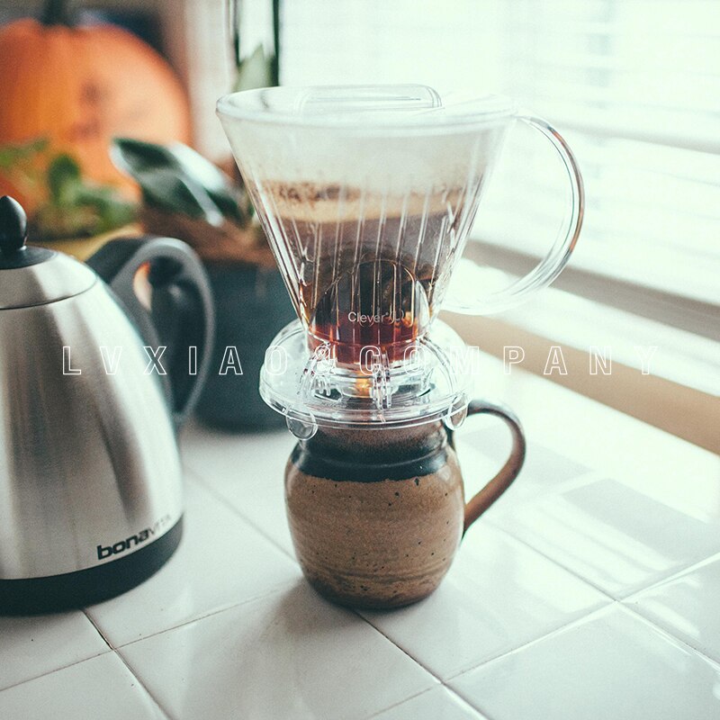 Gotero de inmersión para café de 2-4/4-7 tazas, gotero inteligente reutilizable para viajes o uso doméstico/perfecto para verter sobre café