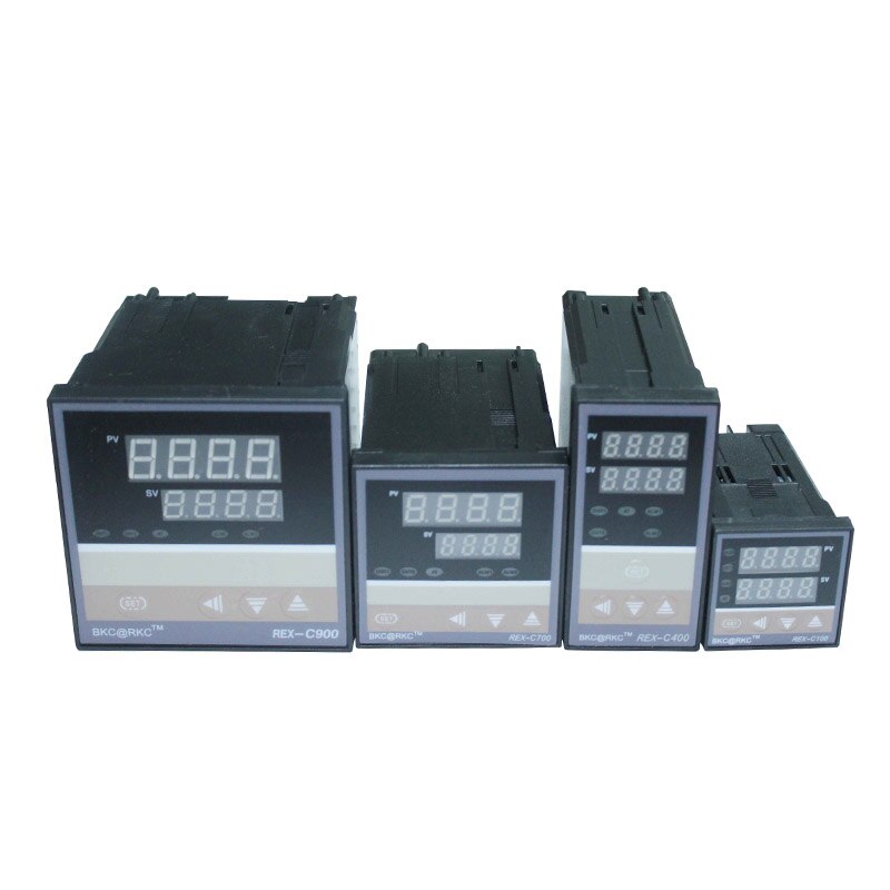 Dual PID Thermostat Regulator SSR Output Digital PID Temperature Controller REX-C100 0-400C with Thermocouple K SSR 40A SSR-40A