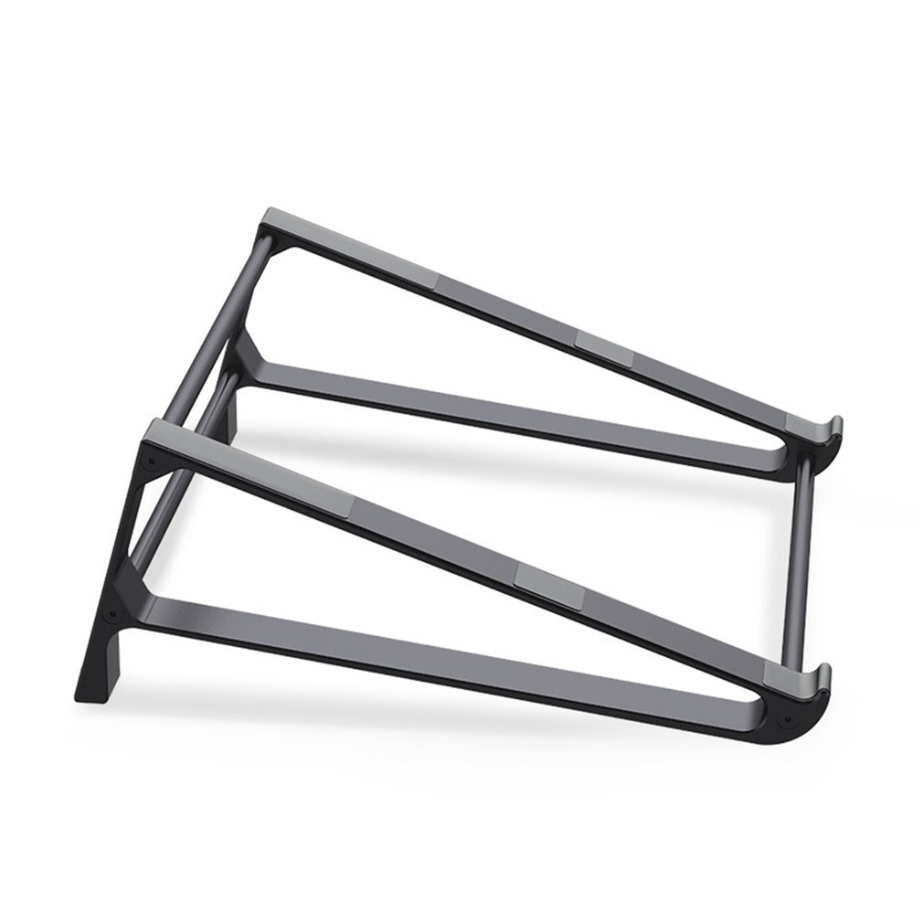 Aluminiumslegering laptop stativ sammenfoldelig notebook stander til macbook air pro lapdesk skridsikker computer kølebeslag