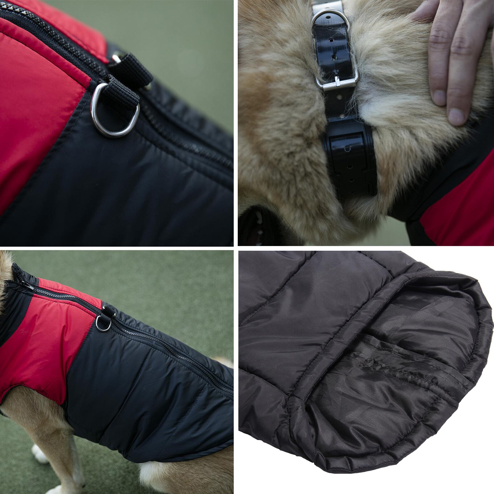 Warm Hond Kleding Waterdicht Pet Gewatteerde Vest Rits Jas Jas Voor Chihuahua