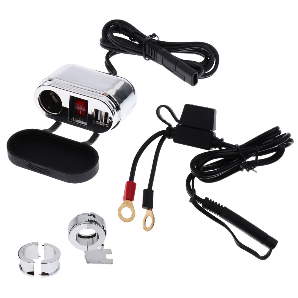 Chargeur USB étanche de moto 12V | Port d'alimentation, pour téléphone, appareil Mobile