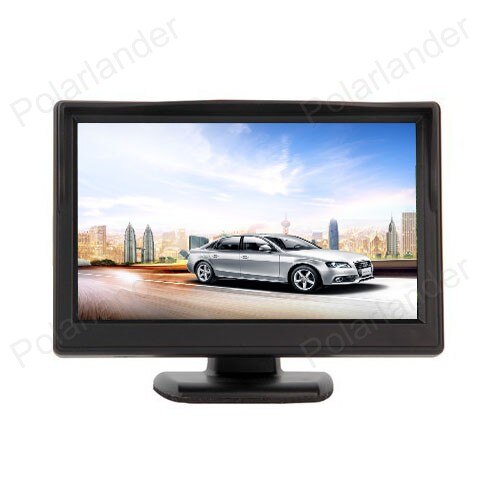 5 Inch 800X480 Tft Digitale Kleur Lcd Display Car Monitor Reverse Achteruitkijkspiegel Security Monitor Voor Parkeerhulp Camera