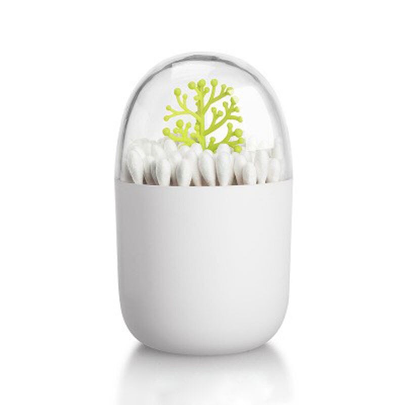 Hometree 1pc bord dekorere gennemsigtig plante/dyr tandstikker opbevaringsbokse vatpinde boks støv tandstikker boks opbevaring tank  h105