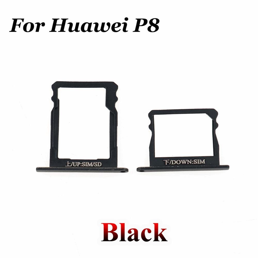 YuXi 1 Set Para Huawei P8 Suporte da Bandeja Do Cartão SIM Com Cartão Micro SD Slot da Bandeja Titular Parte Substituição Para huawei P8