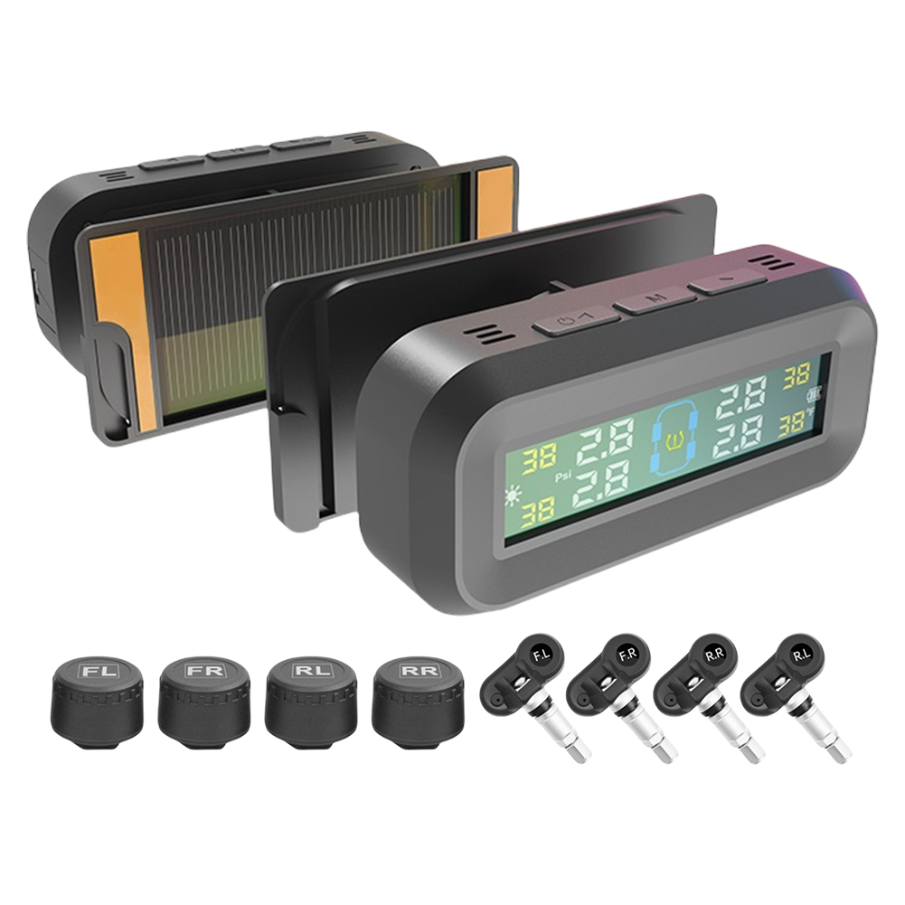system monitorowania ciśnienia w oponach z 4 czujnikami USB/słoneczny TPMS system monitorowania ciśnienia w oponach robić samochodów osobowych SUV