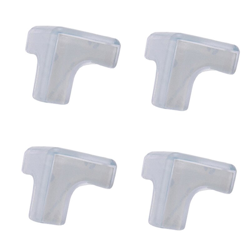10pcs/lot Rubber Transparent L Shape Baby Safety Silicone Corner Protector Kids Soft Clear Table Desk Edge Corner Guards