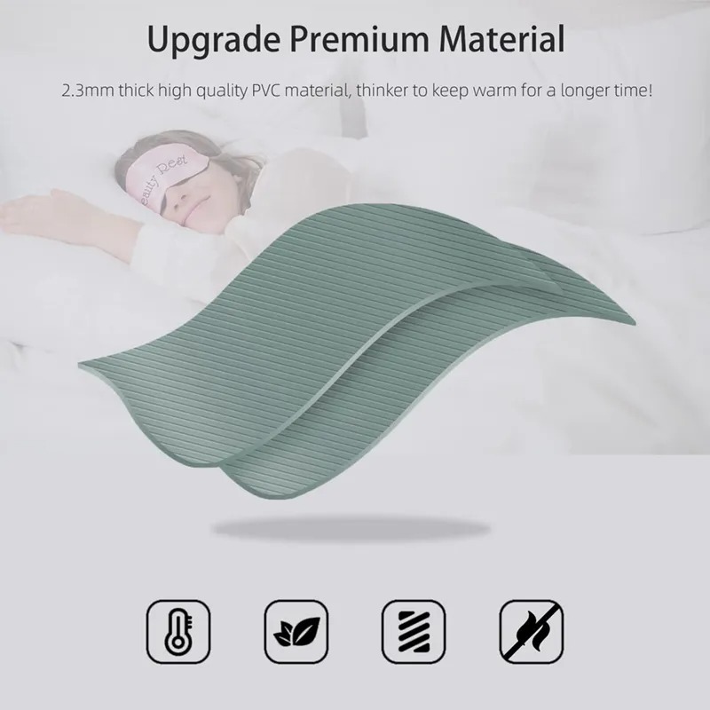 UNTIOR 1L/2L botella de agua de invierno cubierta de tela bolsa de agua para compresa fría y calentador cama manos pies mantener