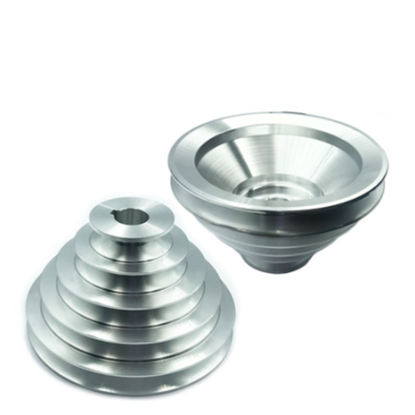 Bänkborr 54mm to 150mm ytterdiameter 14 16 18 19 20 22 24 25 28mm borrning aluminium a typ 5 steg pagodremskiva för kilrem 1pc