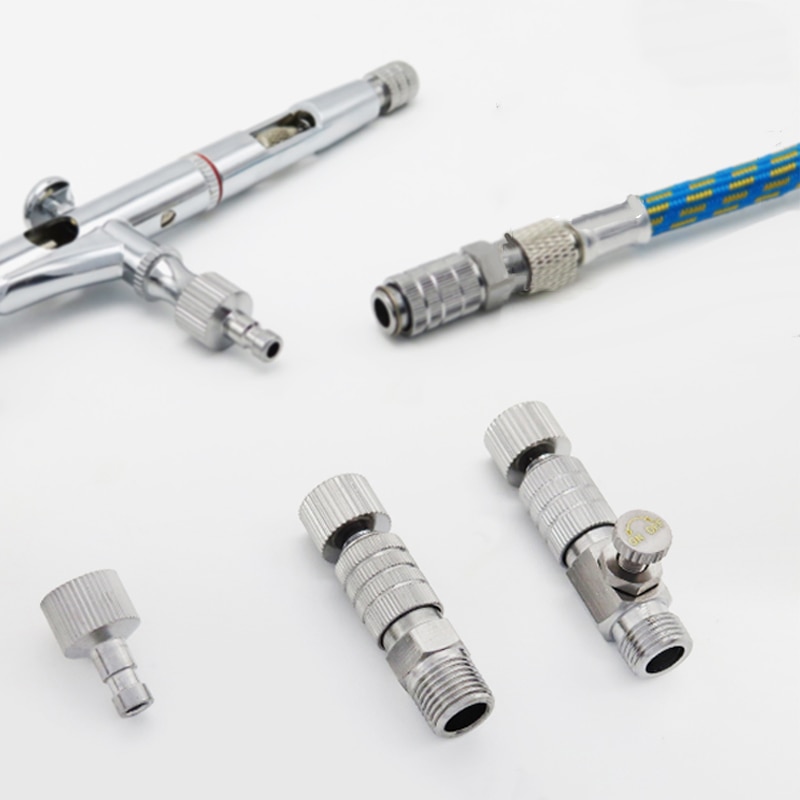 Air Brush QUICK Release DISCONNECT COUPLER 1/8 PLUG Adapter Fitting Air Hose UK