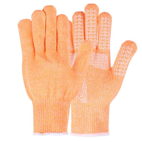 Gants antidérapants résistants aux coupures randonnée tactique en plein air escalade Sport gants à doigts complets gants résistants à l'usure gants de protection: Orange / L