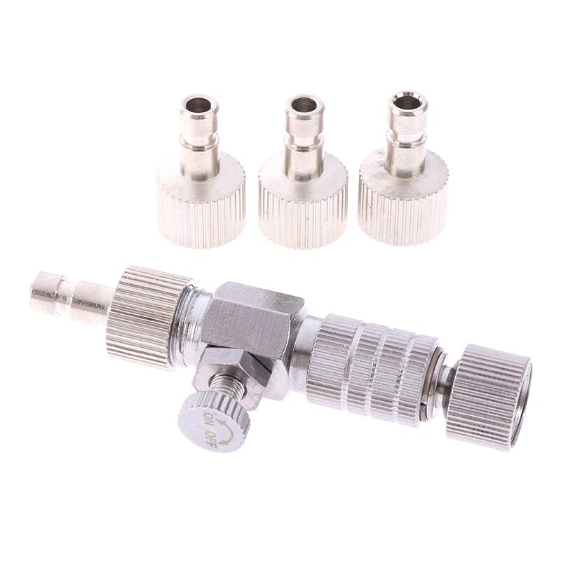 1pc Airbrush Quick Plug Connector Airbrush Quick Release Coupling Disconnect Adapter With 1/8" Plug Fitting Part