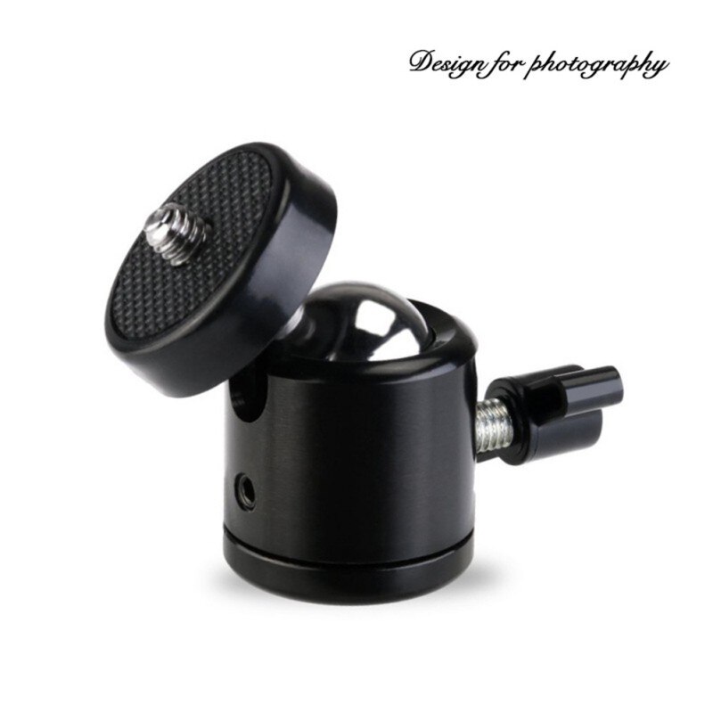 Mini Ball Kopf Mit 1/4 Blitzschuh montieren Adapter 360 Grad schwenken Aluminium Stativ Kugelkopf Für DSLR/Licht Stehen Camrea kugelgelenk