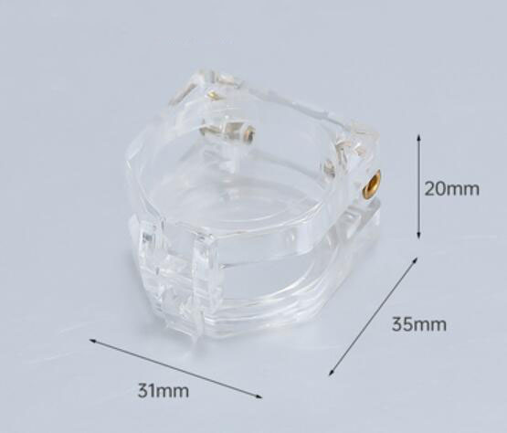 22mm Dia Push Button Switch Transparent Dust Cover Guard Protective Covering Dustproof Protection: MULTI