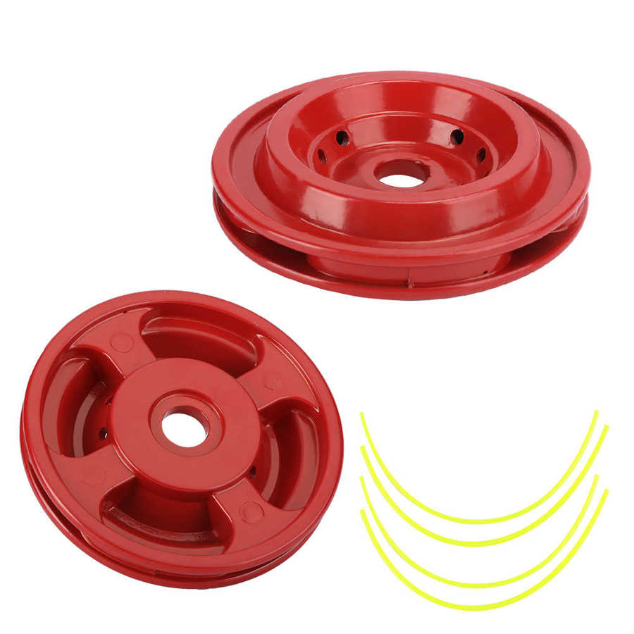 Aluminium Alloy 16mm Universal Grass Trimmer Head Brush Cutter Strimmer Lawn Mower Accessory With 4 Trimmer Line