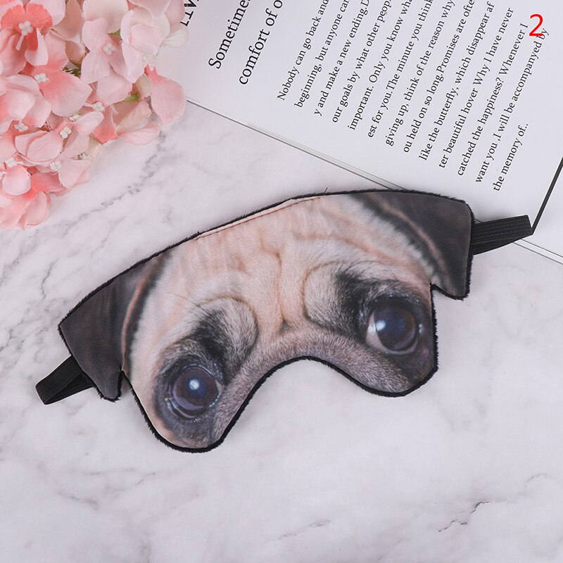Katoen 3D Stereo Dier Slaap Oogmasker Slaapmasker Eye Cover Band Sleep Aid