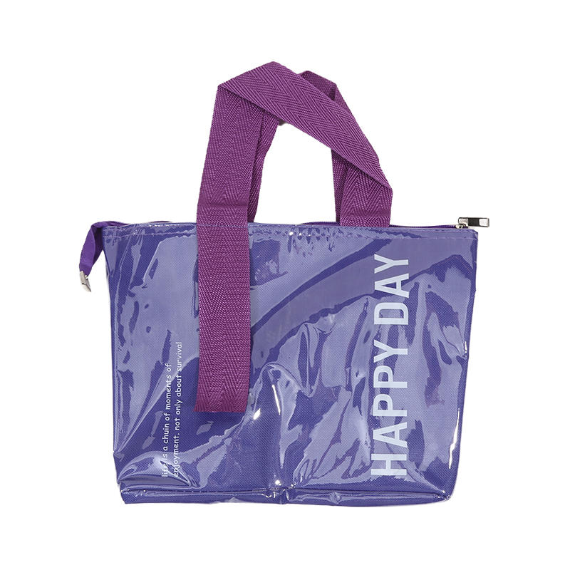 Cute Insulated Lunch Bag Camping Food Drink Cooler Bag Picnic Travel Bag Waterproof Food Storage Box For Student Office Worker: Option 2 / Blue