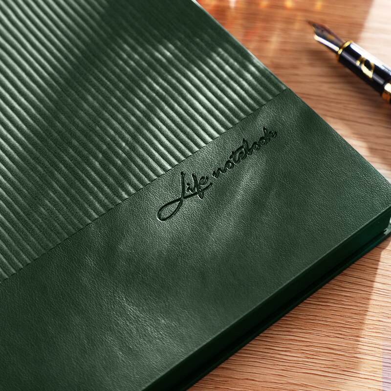 320 Pages Retro A5 Journal High-grade Soft Leather Stitching Notebook Set Stationery Planner Notepad Diary School Supplies