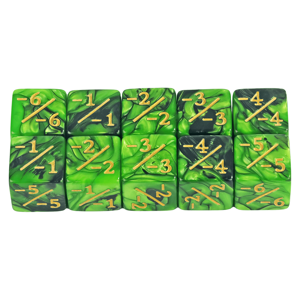 Dados D6 compatibles con accesorios de juego de cartas, dados de fichas, contadores de dados, 10 piezas
