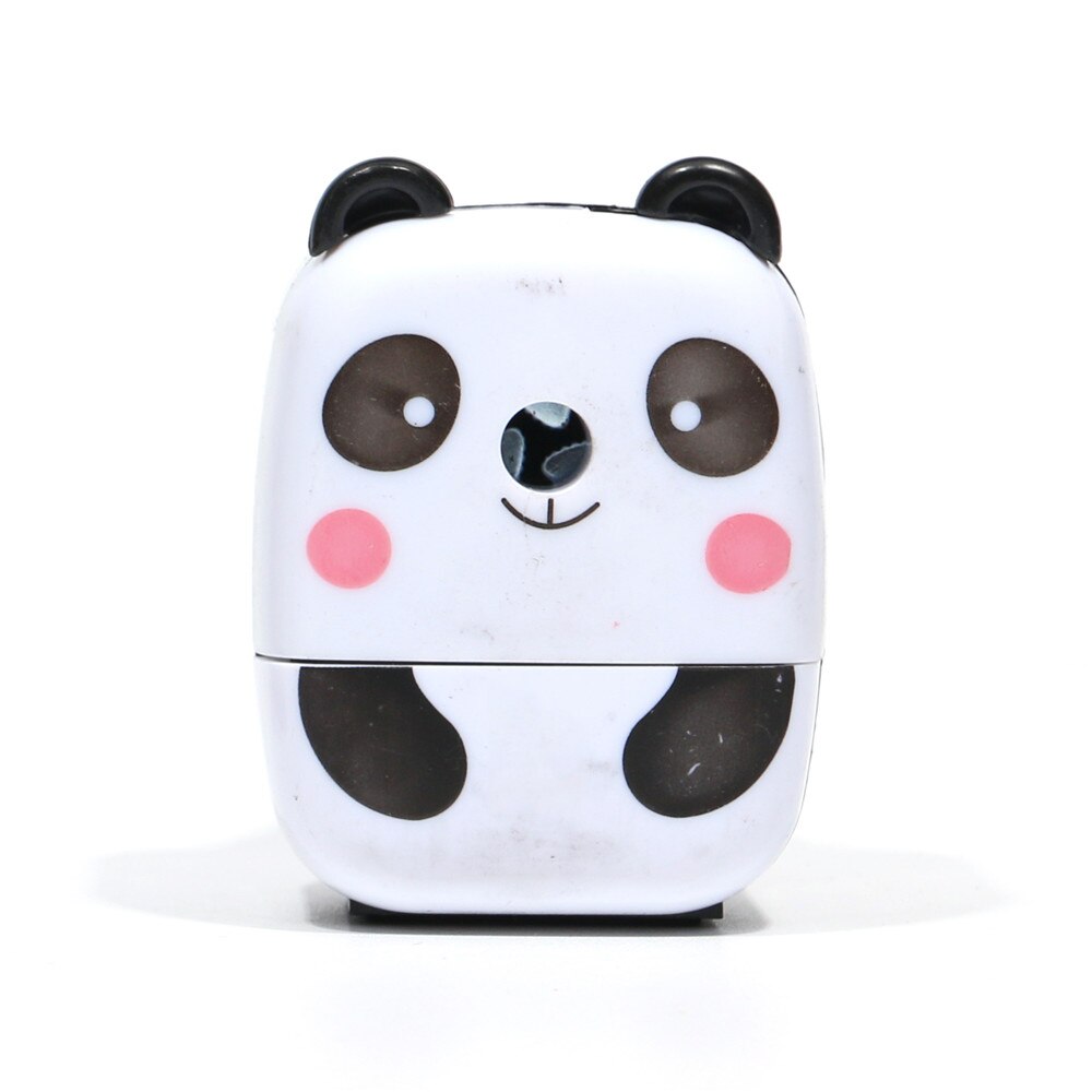 Sacapuntas de animales de dibujos animados Kawaii, papelería, para niños, bonito Panda, Tigre, cortador de lápices, herramienta, suministros de oficina y escuela: panda girl
