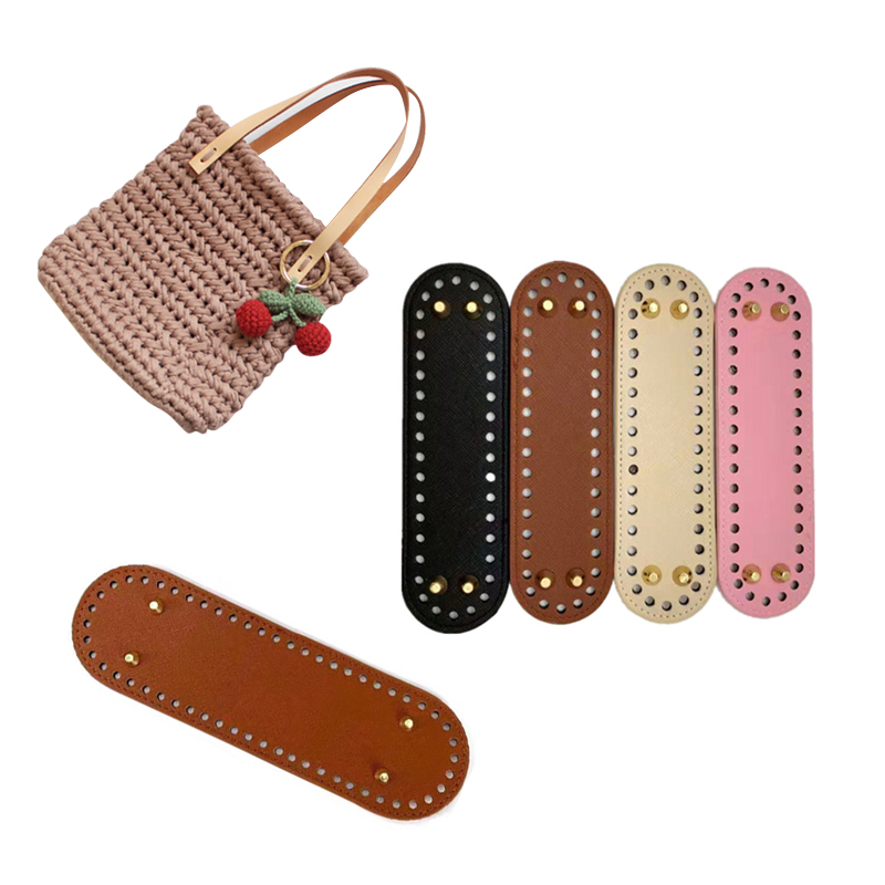Kreative Beutel, Der Material Tasche Unten DIY Hand Weben Tasche Leder Unten Praktische Handwerk Leder Zubehör Tasche Liefert