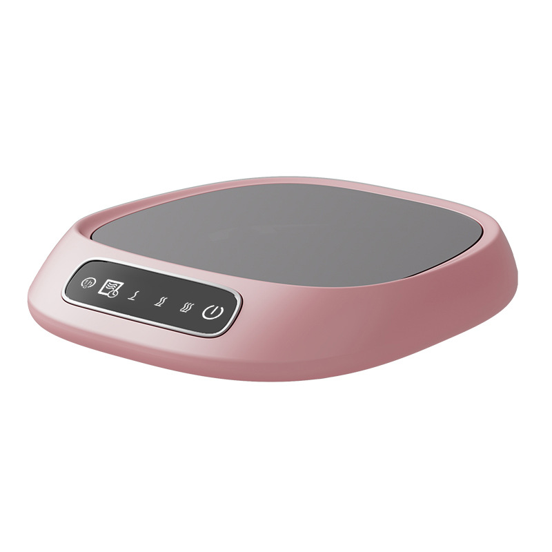 2025 porta-copos de aquecimento termostático usb porta-copos de aquecimento doméstico ajuste de 3 velocidades aquecimento 55 graus temperatura constante: Rosa