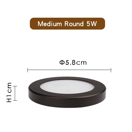 LED Downlight Mini Spot light Wall Surface Mounted Lamp 3W 5W 7W Panel Light Home Decor Cabinet Closet Indoor Lighting 220V 240V: PURPLE / 6w