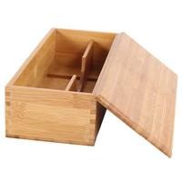 Kitchen Cutlery Storage Box Multifunctional Bamboo Chopsticks Drain Stand Chopsticks Partition Storage Rack Drawer Organizer: D