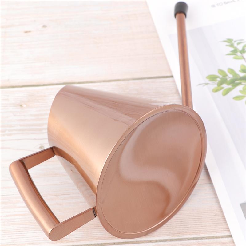 1pc 400/900/1500ml Stainless Steel Watering Can Long Mouth Watering Kettle Easy Use Handle For Succulent Watering Gardening Tool