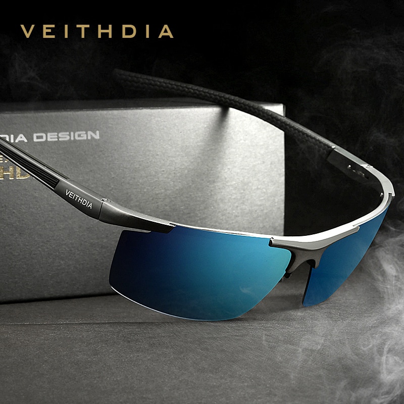 Veithdia Aluminium Magnesium Zonnebril Gepolariseerde S Mannen Coating Spiegel Rijden Zonnebril Mannelijke Brillen Accessoires Oculos W1