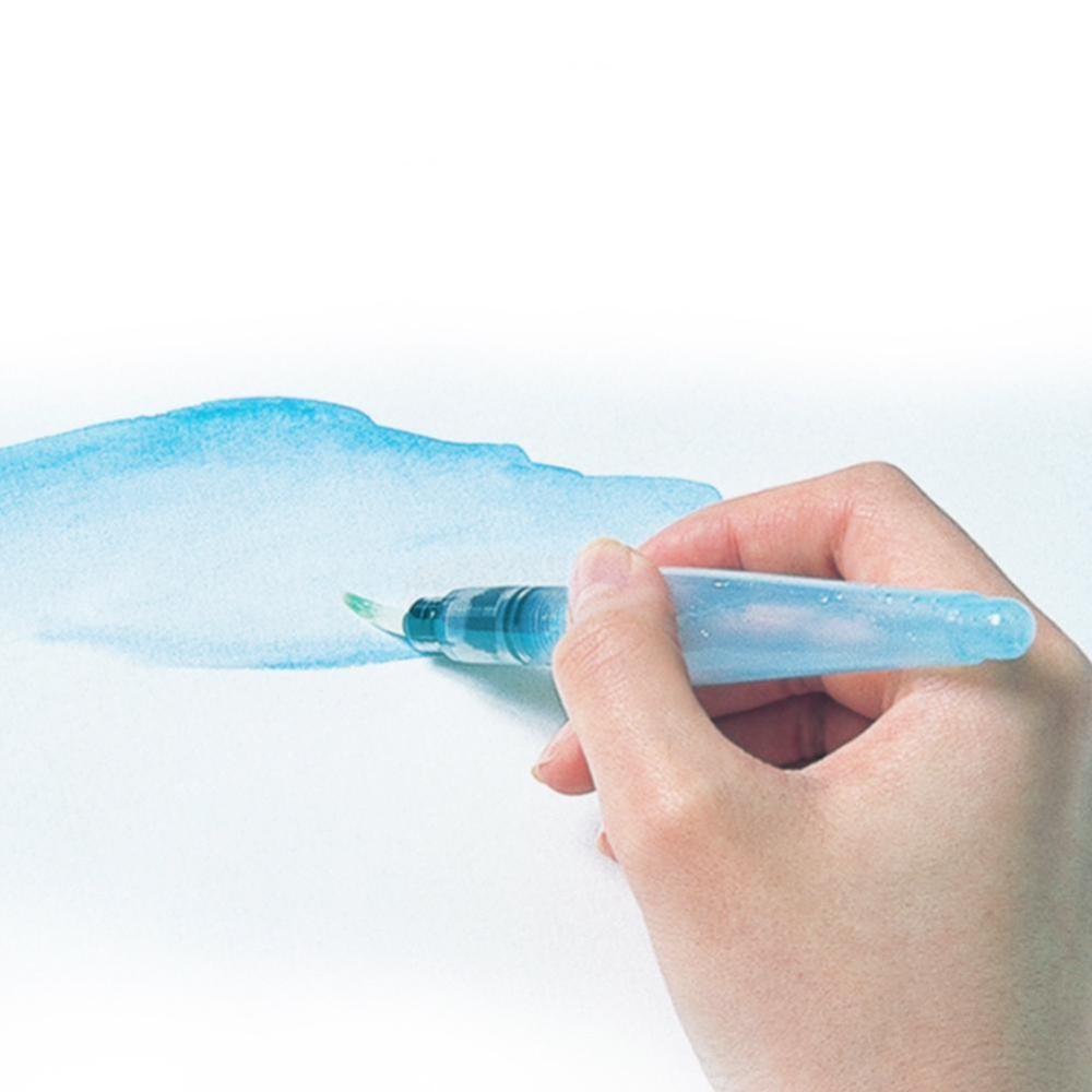 1 Pcs Blue Water Brush Ink Pen for Watercolor brush pen set Calligraphy Painting Illustration Pen Office Stationery Refilla